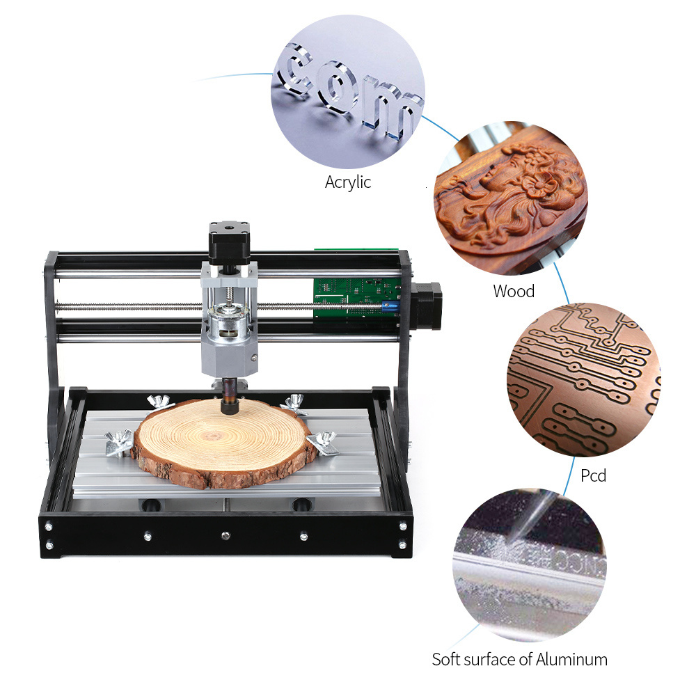 CNC 3018 PRO Laser Engraver Wo - Mini Laser Engraver Cnc Router 评论和价格
