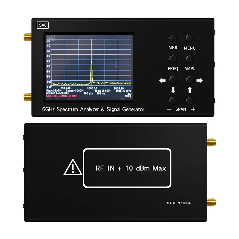 SA6 6GHz 3.2 inch handheld spe - Signal Generator Spectrum Analyzer 评论和价格