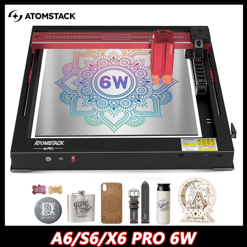 Atomstack A6 X6 S6 Pro 50W Cnc - Mini Laser Engraver Cnc Router 评论和价格