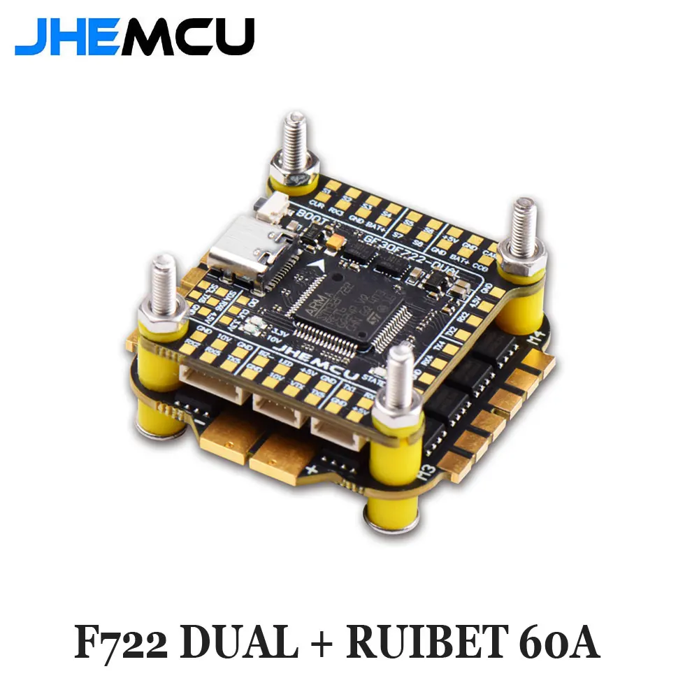 UniFlyJHEMCU F7 Stack F722 Dua - Fpv Flight Controller F7 Stack 60A 评论和价格