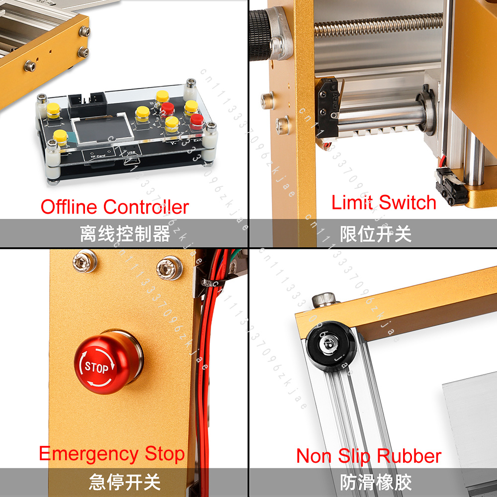 Offline Aluminum Mini CNC Rout - Mini Laser Engraver Cnc Router 评论和价格